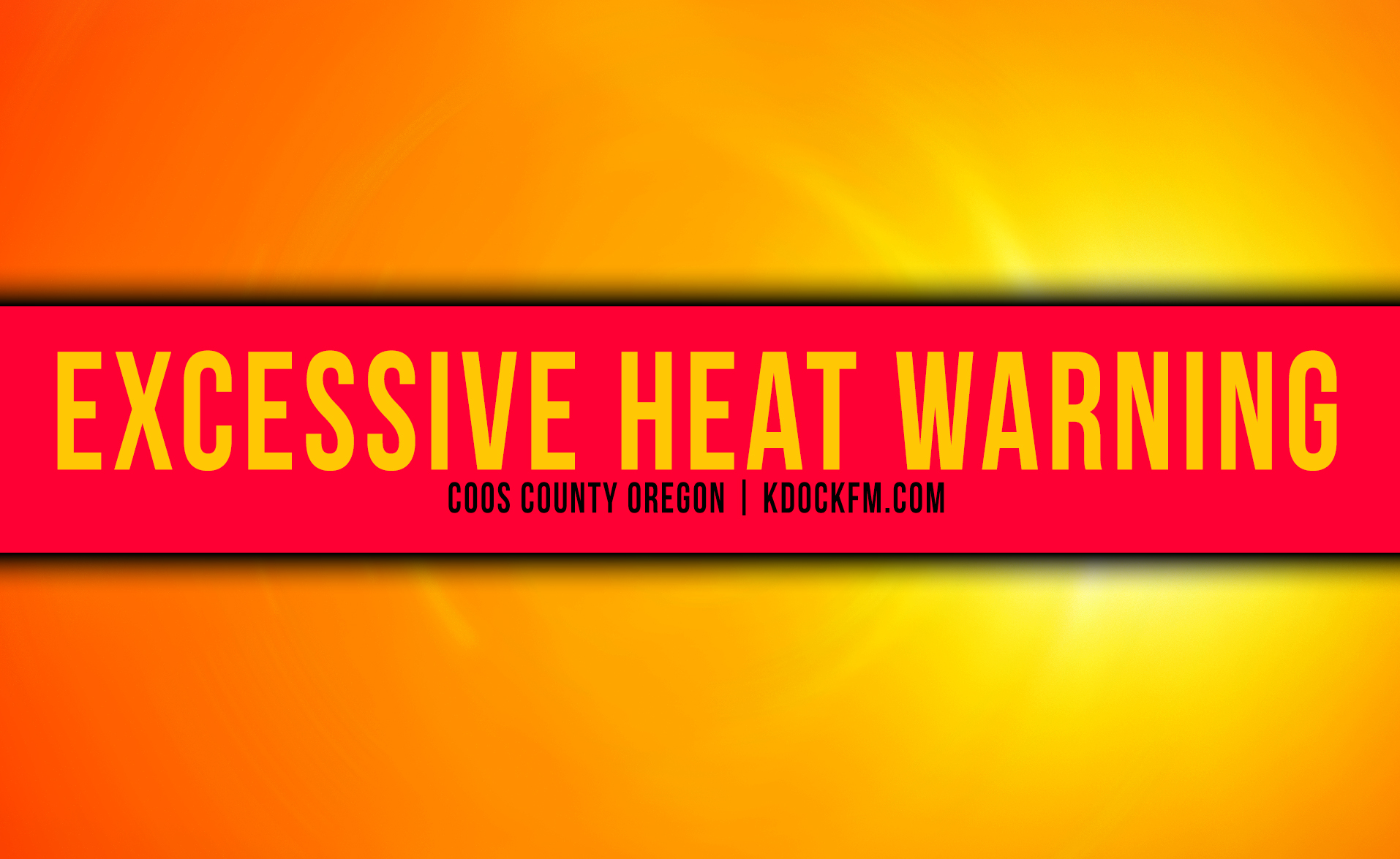 You are currently viewing EXCESSIVE HEAT WARNING